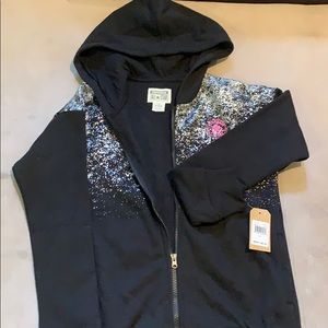 Converse zip-up hoodie